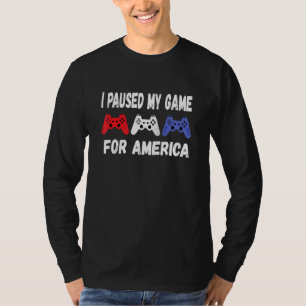 Ik pakte mijn spel voor het vuurwerk in Amerika T-shirt