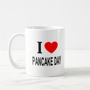 Ik ❤️ PANCAKE DAY IK VIND PANCAKE DAG IK HEART PAN Koffiemok
