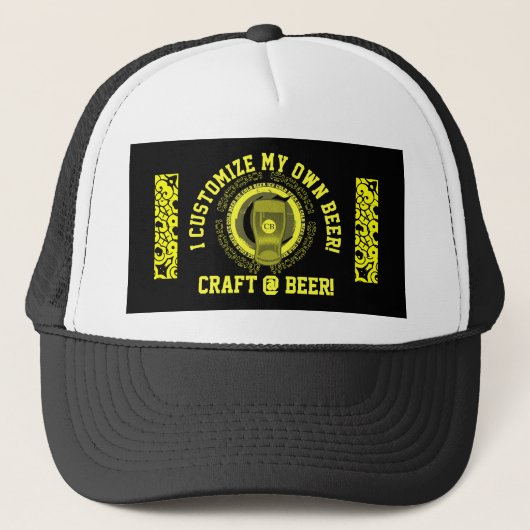 Ik pas mijn eigen bierbassin aan trucker pet (Voorkant)