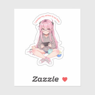 Ik Pauzeerde Mijn Anime Om Hier Te Zijn Sticker –