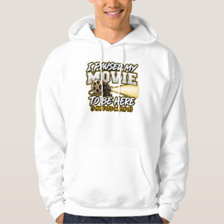 Ik pauzeerde mijn film om hier te zijn hoodie
