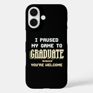 Ik Pauzeerde Mijn Game Om Gamer Gaming Af Te Stude iPhone 16 Hoesje
