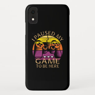 Ik Pauzeerde Mijn Game Om Hier Te Zijn iPhone XR Hoesje
