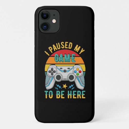 Ik pauzeerde mijn spel Case-Mate iPhone case (Achterkant)