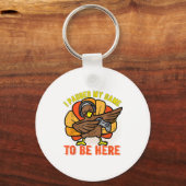 Ik pauzeerde mijn spel om hier te zijn Grappige Ga Sleutelhanger (Voorkant)