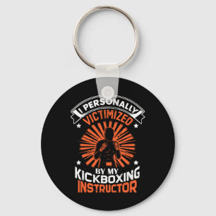 Ik persoonlijk het slachtoffer van mijn kickboksin sleutelhanger
