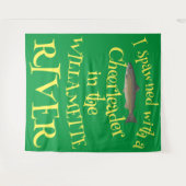 Ik piepte met een cheerleader in de Willamette Wandkleed (Voorkant (horizontaal))