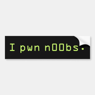 Ik pik n00 bs. bumpersticker