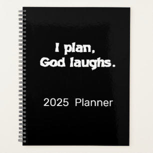 Ik plan God lacht Planner Notitieboek Journal