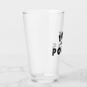 Ik plas in zwembaden grappig glas (Rechts)