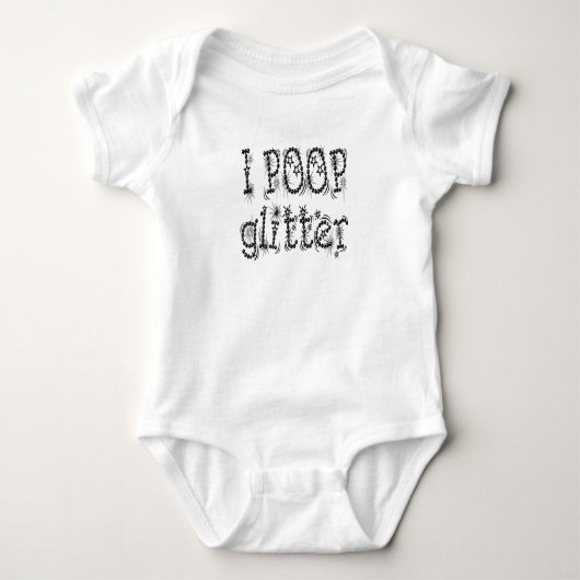 Ik Poep Glitters Romper (Voorkant)