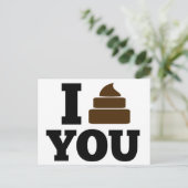 Ik poep je briefkaart (Staand voorkant)