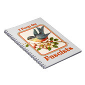 Ik poep op fascisten notitieboek (Rechterzijde)