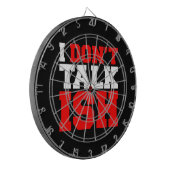 Ik praat niet over ISH Dartbord (Voorkant Links)