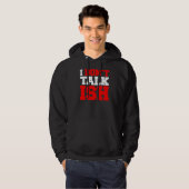 Ik praat niet over ISH Hoodie (Voorkant volledig)