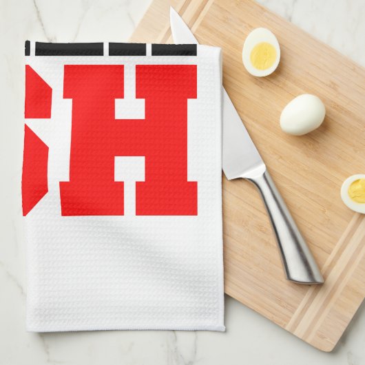 Ik praat niet over ISH Theedoek (Quarter Fold)