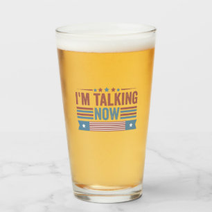  Ik praat nu Trump Kamala Presidentiële Debat  Glas