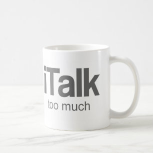 Ik praat te veel - Grappig design Koffiemok