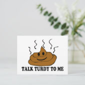 Ik praat tegen me. briefkaart (Staand voorkant)