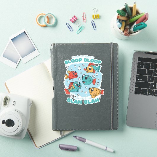 IK PREFER BLOOP IN PLAATS VAN JE BLAH BLAH BLAH STICKER (iPad Cover)