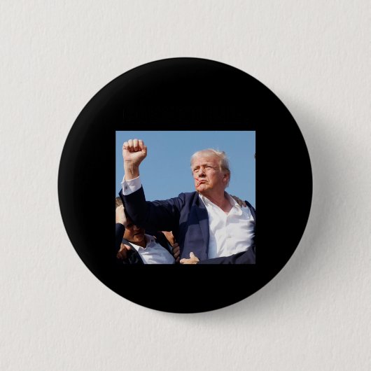 Ik! President Trump Ronde Button 5,7 Cm (Voorkant)
