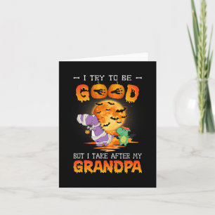 Ik probeer goed te zijn, maar ik lijk op mijn opa kaart