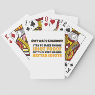 Ik probeer om dingen te maken tot Idiot Proof Soft Pokerkaarten