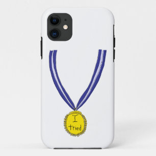 Ik probeerde medaille iPhone 11 hoesje