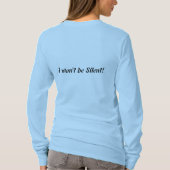 Ik protesteer tegen mijn Shirt voor de bewustmakin (Achterkant)