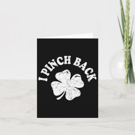 Ik Punch CK Grappig St Patrick's Day Ik Pinch CK 1 Kaart (Voorkant)