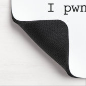 Ik pwn n00 bs Mousepad Muismat (Hoek)