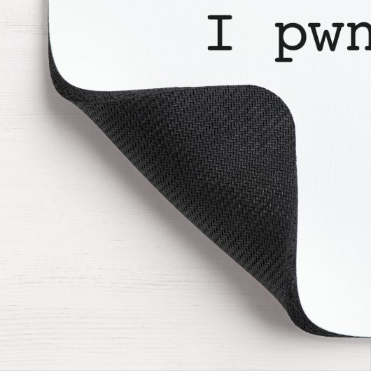 Ik pwn n00 bs Mousepad Muismat (Hoek)