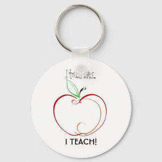 Ik raak levens aan... ik TEACH! Sleutelhanger
