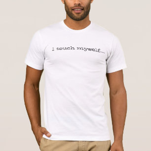 ik raak mezelf aan t-shirt