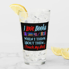 Ik raak mijn plank boek liefhebber Humor aan Glas