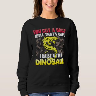 Ik raise een kleine dinosaurr Lizard Trui