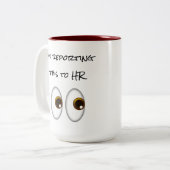 Ik rapporteer dit aan HR Mok (Voorkant links)