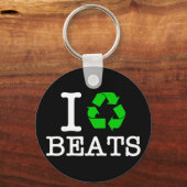 Ik recycle beats sleutelhanger (Voorkant)