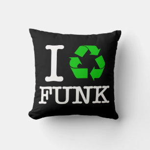 Ik recycle funk kussen