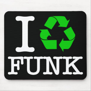 Ik recycle funk muismat
