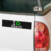 Ik Recyclen Beats Bumpersticker (Op Truck)