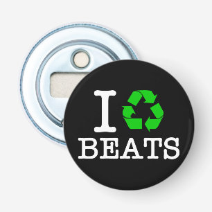 Ik Recyclen Beats Button Flesopener