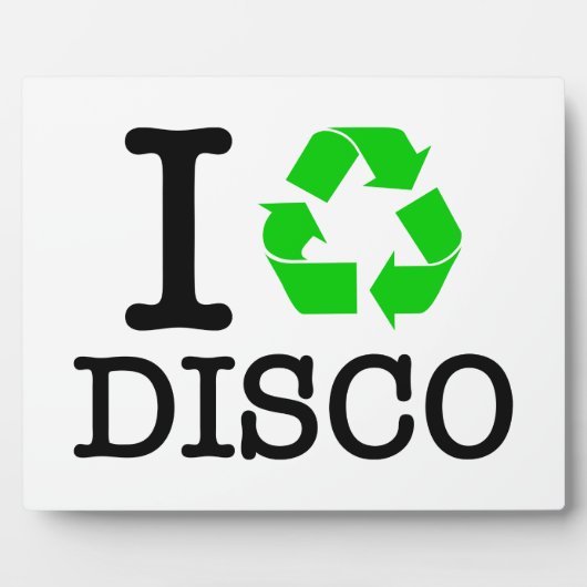 Ik Recyclen Disco Fotoplaat (Voorkant)