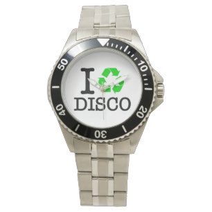 Ik Recyclen Disco Horloge