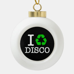 Ik Recyclen Disco Keramische Bal Ornament