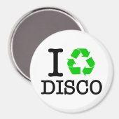 Ik Recyclen Disco Magneet (Voorkant / Achterkant)