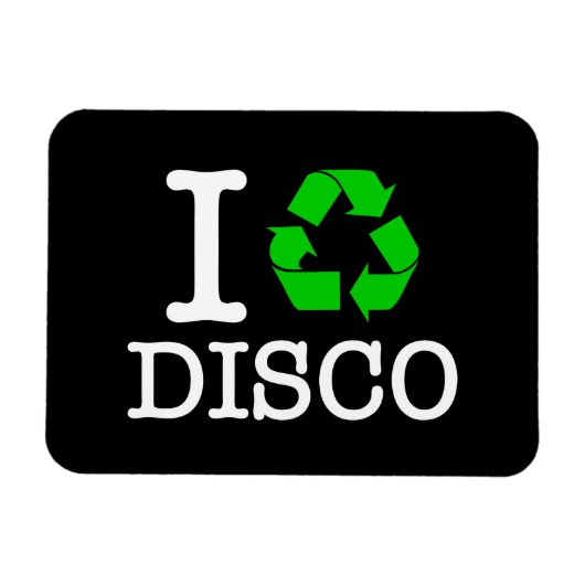 Ik Recyclen Disco Magneet (Horizontaal)