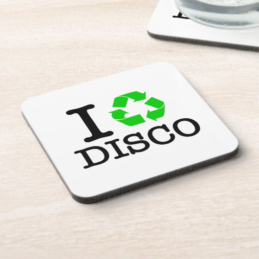 Ik Recyclen Disco Onderzetter (Linkerzijde)