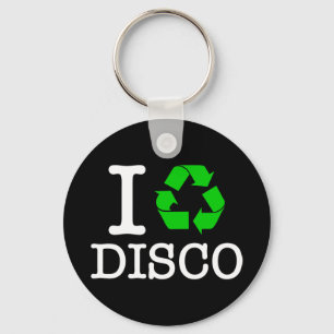 Ik Recyclen Disco Sleutelhanger