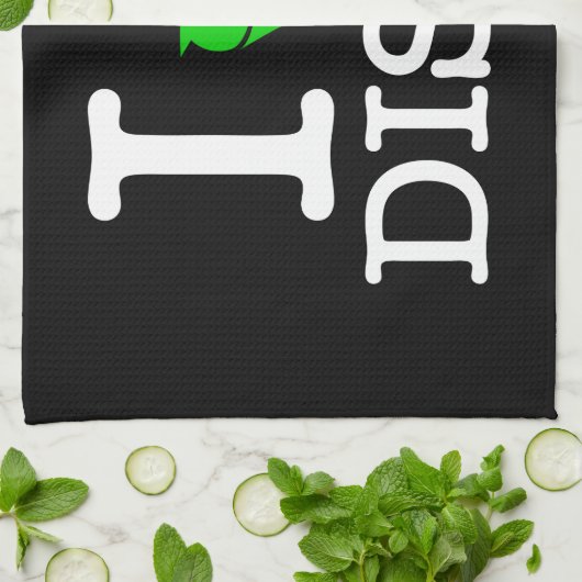 Ik Recyclen Disco Theedoek (Gevouwen)